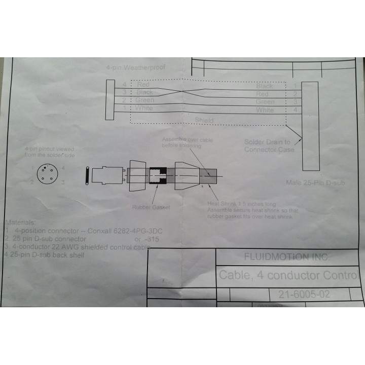 Conector motor Antena Vertical-Dipolo Steppir