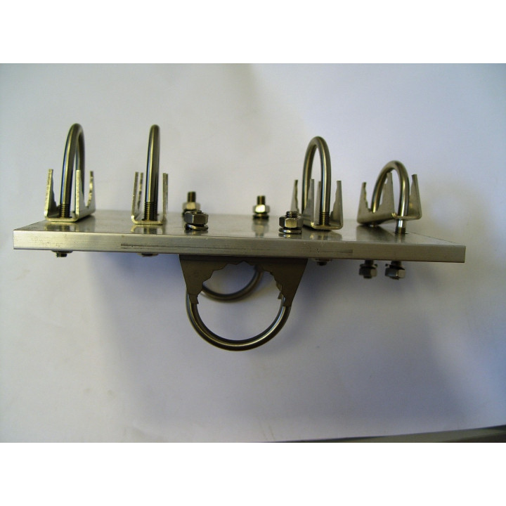 Placa boom aluminio mecanizada 250x200x8