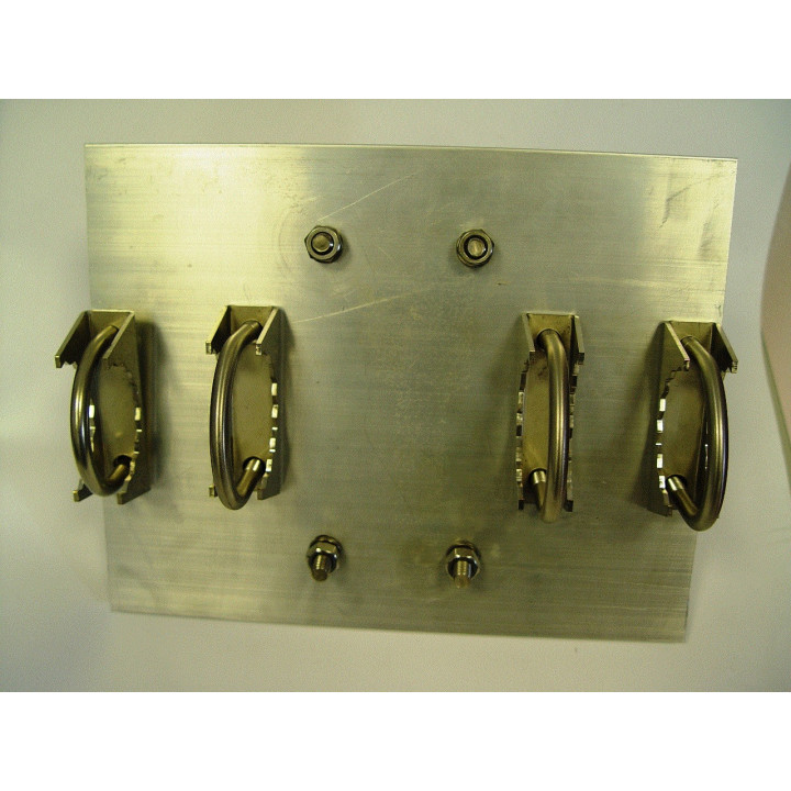 Plate boom aluminiun made 200x100x8