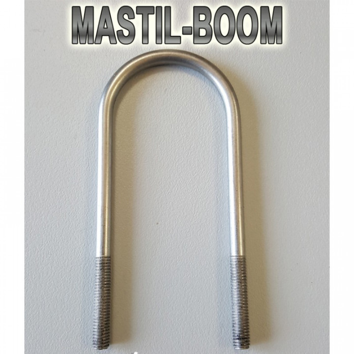 Abarcón "U" 12mm zinc