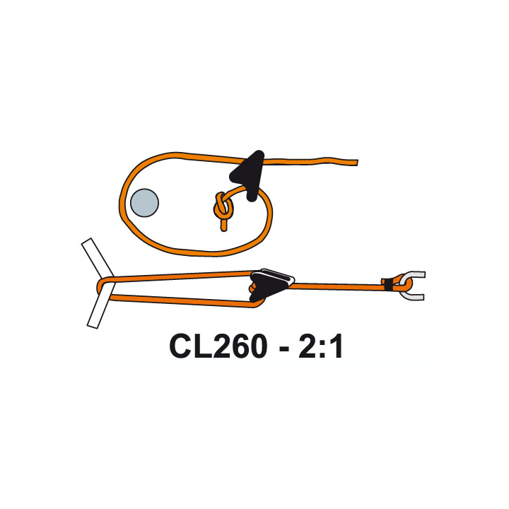 Black 1-3mm clamp tensioner