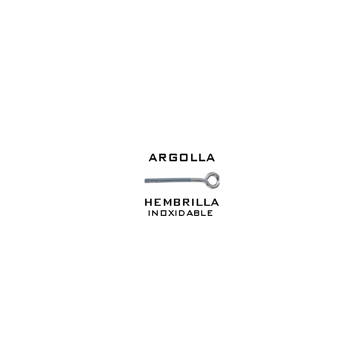 Hembrilla (Argolla) M-6x40mm INOX.