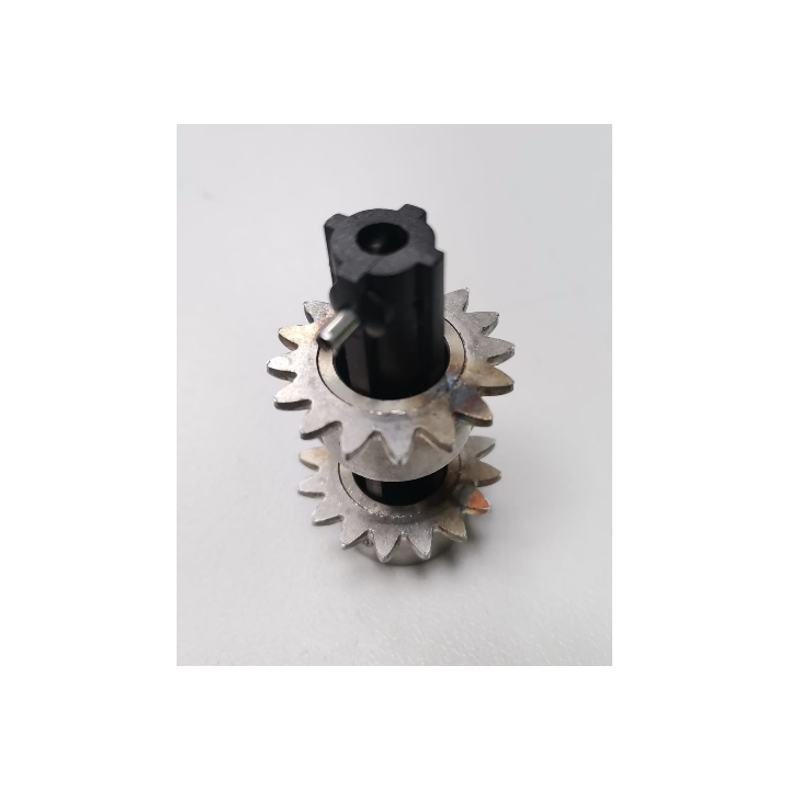 Eje dentado cinta (motor) Mod. Antiguo c/pasador