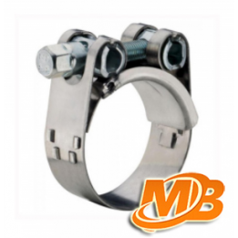 Abrazadera 20mm INOX.