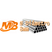 Diâmetro 8mm.
